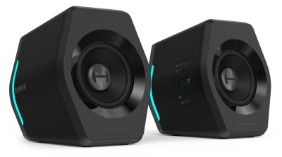 Edifier G2000 Gaming Speakers, Bluetooth/USB/3,5mm, RGB - Svart