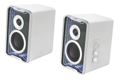 Edifier QR30 2.0 Desktop Active Speaker, 2x15W RMS, Bluetooth/USB-A, RGB - Vit
