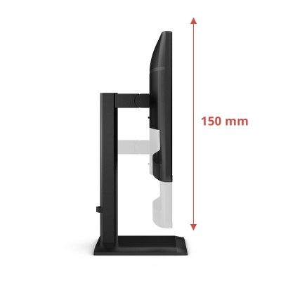 23.8" AOC 24E4U, IPS 1920x1080, 4ms, 120Hz, höjdjusterbar, pivot, VGA/HDMI/DP, högtalare, USB 3.2-hubb#3