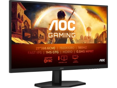 27" AOC 27G42E, Fast IPS 1920x1080, 0,5 ms, 180Hz, HDR10, HDMI/DP#3