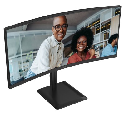 34" AOC CU34E4CV, Curved VA 3440x1440, 1 ms, 120Hz FreeSync, 1500R, höjdjusterbar, 2xHDMI/DP/USB-C 90W, högtalare, USB 3.2-hubb, 5 års garanti#6