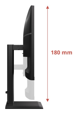 31.5" AOC Q32E4U, IPS 2560x1440, 4 ms, 100Hz, höjdjusterbar, pivot, 2xHDMI/DP, högtalare, USB 3.2-hubb, 5 års garanti#4