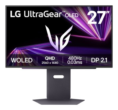 27" LG UltraGear 27GX790A-B, OLED 2560x1440, 0.03 ms, 480Hz G-Sync, höjdjusterbar, 2xHDMI/DP, USB 3.2-hubb#2
