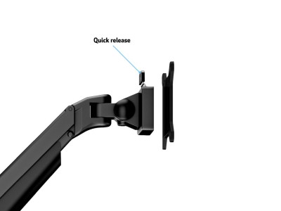 Multibrackets M VESA Gas Lift Arm Single Black HD#6