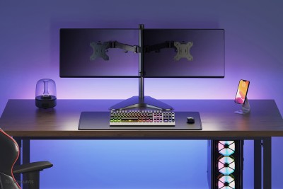 Bordsstativ Neomounts Full Motion Dual Desk Stand för 2 skärmar 10-32" - Svart#7