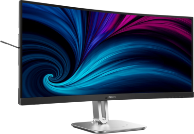 34" Philips 34B2U5600C, Curved VA 3440x1440, 120 Hz, höjdjusterbar, 2xHDMI/DP/USB-C 96W, USB 3.2-hubb, KVM-switch, högtalare#1