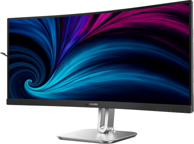 34" Philips 34B2U5600C, Curved VA 3440x1440, 120 Hz, höjdjusterbar, 2xHDMI/DP/USB-C 96W, USB 3.2-hubb, KVM-switch, högtalare#3