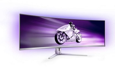 48.9" Philips Evnia 49M2C8900L/00, Curved QD OLED 5120x1440, 0,03 ms, 144Hz FreeSync Premium Pro, 1800R, Ambiglow, höjdjusterbar, 2xHDMI/DP/USB-C 90W, USB 3.2-hubb, KVM-switch, högtalare#10