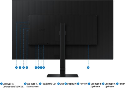 37" Samsung ViewFinity S37D800U, VA 4K/3840x2160, HDR10, höjdjusterbar, HDMI/DP/USB-C 90W, LAN, USB 3.2-hubb, KVM-switch#9