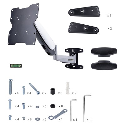 StarTech.com VESA TV Wall Mount, 23-55" Full Motion, VESA 75x75-400x400mm, max 30kg - Vit#10