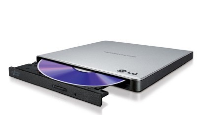 DVDRW LG Electronics Slim External Base, 9,5mm, USB 2.0 - Silver