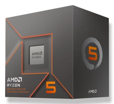 AMD Ryzen 5 8500G 6-Core 12-Thread (65W), 3,5/5,0 GHz, 22 MB cache, Socket AM5, boxad med Wraith Stealth-kylare#3