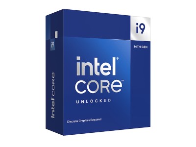 Intel Core i9-14900KF 24-Core 32-Thread (125W), 3,2/6 GHz, LGA1700, 32 MB cache, boxad utan kylare