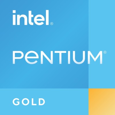 Intel Pentium Gold G7400 2-Core 4-Thread (46W), 3,7 GHz, LGA1700, UHD Graphics 710, 6 MB cache, boxad med Laminar RS1 kylare