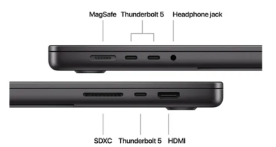 Apple MacBook Pro 16 tum, M4 Max 16-Core CPU 40-Core GPU, 64 GB minne, 8 TB SSD - Rymdsvart#3