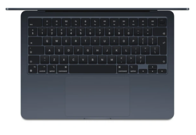 Apple MacBook Air 13.6 tum, Apple M3 8-core CPU 8-core GPU, 16 GB, 256 GB SSD, 35W strömadapter - Midnatt#2