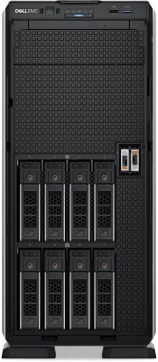 Dell PowerEdge T550, Intel Xeon Silver 4314 16-Core, 32 GB RAM, 480 GB SSD, 8x3.5" Hot-Swap, PERC H755, 3 års på-platsen-garanti NBD