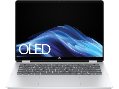 HP OmniBook 7 AI PC 14-fr0071no, 14" 2K OLED, Intel Core Ultra 7 255U, 16 GB, 512 GB PCIe SSD, WiFi 6E, bakbelyst tangentbord, Win11
