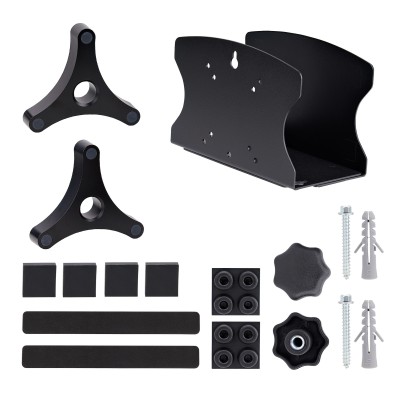 Datorhållare StarTech.com PC Wall Mount Bracket, för skrivbordsmontering av datorer upp till 18kg, justerbar bredd 50-200mm - Svart#5