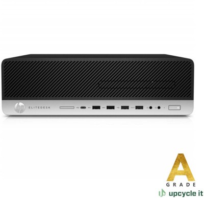 HP EliteDesk 800 G5 SFF, Intel Core i7-9500, 16 GB, 256 GB PCIe SSD, Win11 Pro, Refurbished Grade A, 2 års garanti
