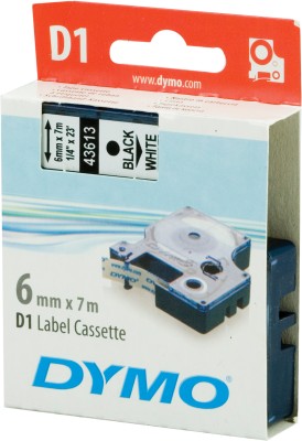 DYMO D1 Standard 6mme 6mm x 7m