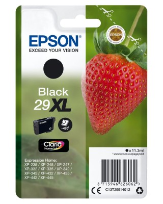 EPSON 29XL 11.3ml XL black blister with RF/acoustic alarm ink cartridge for XP-235 245 247 255 332 335 342 345 432 435 442 445 455