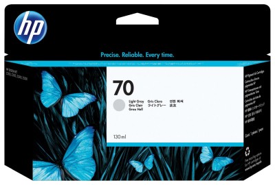 HP nr 70 Ljus Grå (C9451A), 130 ml, DesignJet Z2100/Z3100