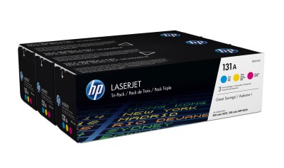HP 131A gul, cyan, magenta