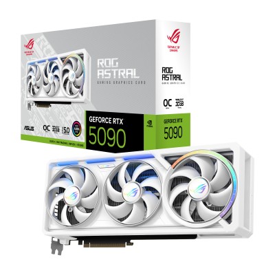 Asus GeForce RTX 5090 ROG Astral OC Gaming White Edition 32 GB GDDR7, 2xHDMI/3xDP, Aura Sync ARGB#1