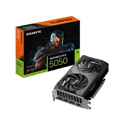 Gigabyte GeForce RTX 5050 Windforce OC 8G Grafikkort, PCI Express 5.0, 8GB GDDR6, 128bit#6