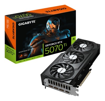 Gigabyte GeForce RTX 5070 Ti Windforce OC V2 16 GB GDDR7, HDMI/3xDP