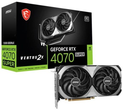 MSI GeForce RTX 4070 Super Ventus 2X OC 12 GB GDDR6X, HDMI/3xDP