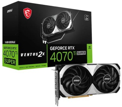 MSI GeForce RTX 4070 Ti Super Ventus 2X OC 16 GB GDDR6X, HDMI/3xDP