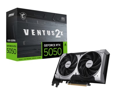 MSI GeForce RTX 5050 VENTUS 2X OC 8 GB GDDR6, HDMI/3xDP