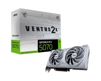 MSI GeForce RTX 5070 Ventus 2X OC White 12 GB GDDR7, HDMI/3xDP#7
