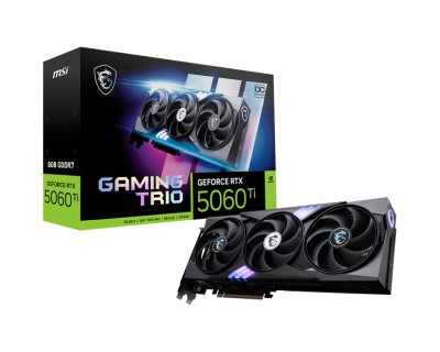 MSI GeForce RTX 5060 Ti Gaming Trio OC 8 GB GDDR7, HDMI/3xDP, RGB
