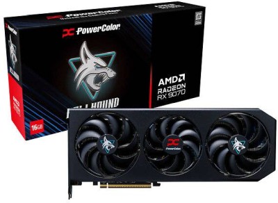 Powercolor Radeon RX 9070 Hellhound OC 16 GB GDDR6, HDMI/3xDP