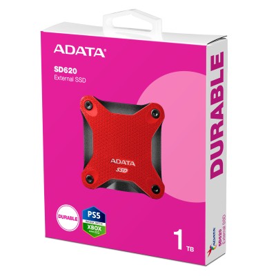 1 TB ADATA SD620 SSD, USB-A 3.2 Gen 2 - Röd#4