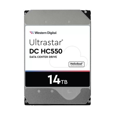 14 TB Western Digital Ultrastar DC, 7200 rpm, 512 MB cache, SATA3, DataCenter Drive 24/7-drift