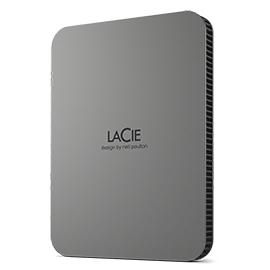 2 TB Lacie Mobile Drive, 2.5", USB-C - Grå