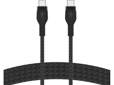 Belkin USB-C till USB-C kabel 1m Flätad - Svart#3