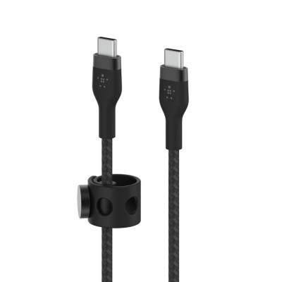 Belkin USB-C till USB-C kabel 2m Flätad - Svart#2