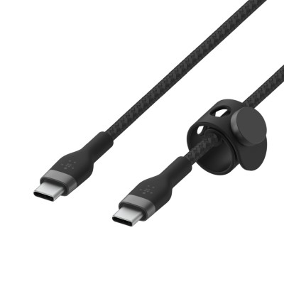 Belkin USB-C till USB-C kabel 2m Flätad - Svart#4