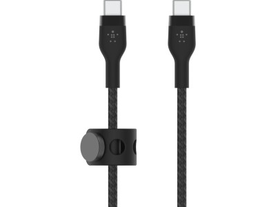 Belkin USB-C till USB-C kabel 3m Flätad - Svart#5