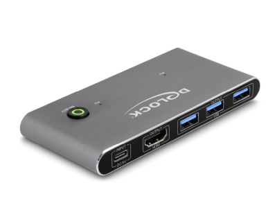 Systemswitch DeLock 18647, 2-vägs KVM, HDMI, 8K@30Hz / 4K@144Hz, USB-C#2