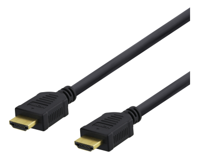 HDMI-kabel Deltaco, Ethernet, 4K@30Hz, 7 meter - Svart