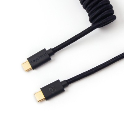 Keychron Coiled Aviator Cable Black#2