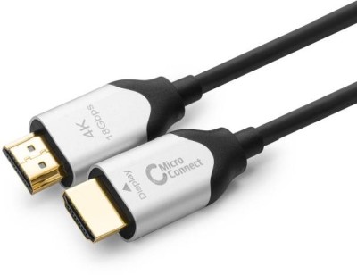 HDMI-kabel MicroConnect Premium High Speed Active Optic, 4K@60Hz, 25 meter - Svart