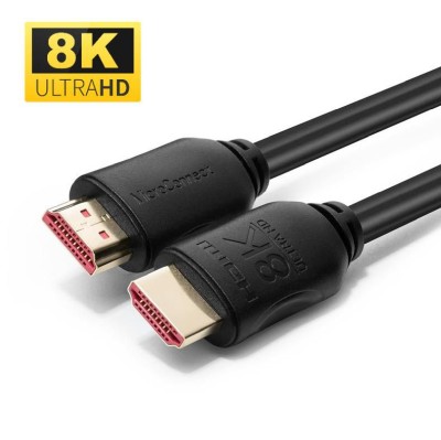 HDMI-kabel MicroConnect, 8K@60Hz, 2 meter - Svart