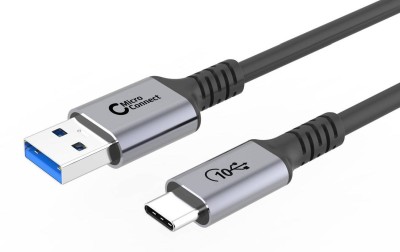 USB-kabel MicroConnect Premium USB-A till USB-C, 10Gbps, USB 3.2 Gen.2, 60W, 0,25m - Svart